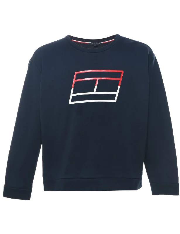 Tommy Hilfiger Printed Sweatshirt - L