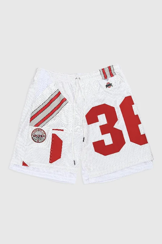 Unisex Rework Ohio State Football Jersey Shorts - Women-XL, Men-L