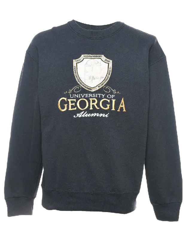 University Of Georgia Embroidered Sweatshirt - L