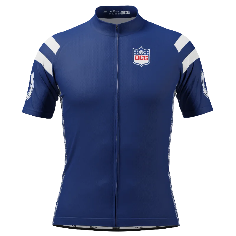 Men's Indianapolis Football Short Sleeve Cycling Jersey