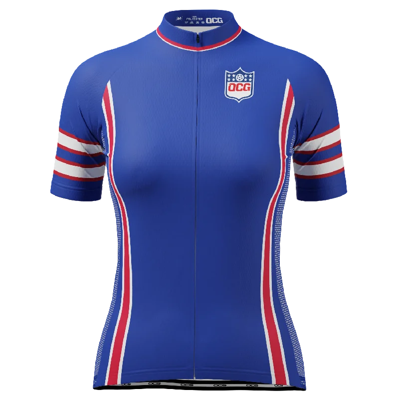 Women's Buffalo Football Short Sleeve Cycling Jersey