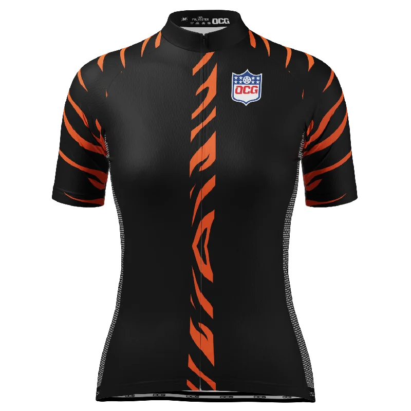 Women's Cincinnati Football Short Sleeve Cycling Jersey