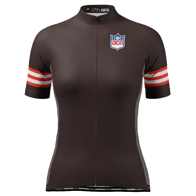 Women's Cleveland Football Short Sleeve Cycling Jersey