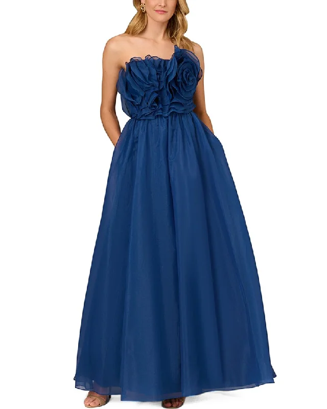 Aidan Mattox Poly Organza Ballgown