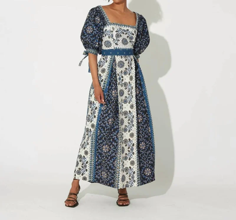 Alma Ankle Dress In Sabina