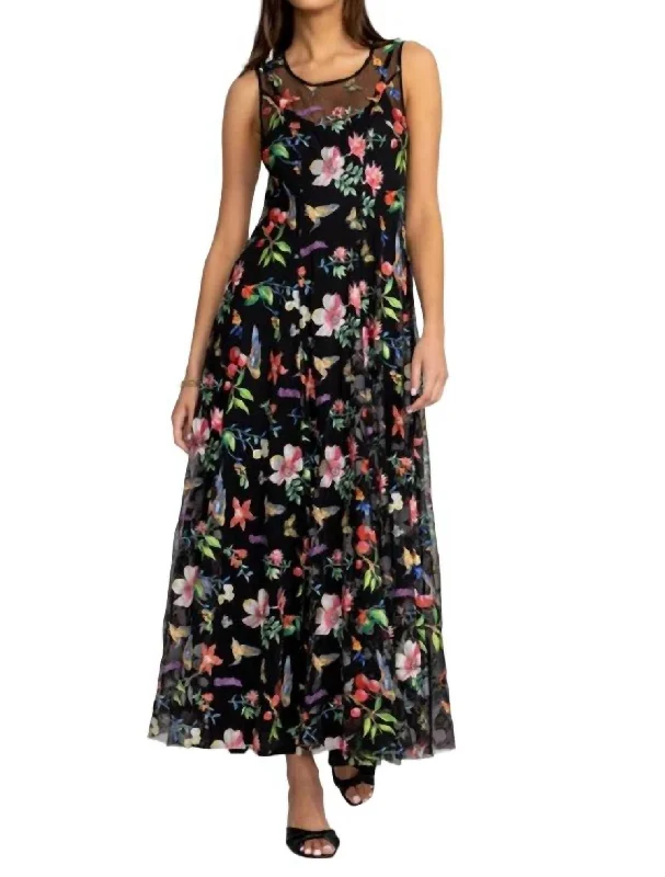 Emilda Mess Dress In Multi