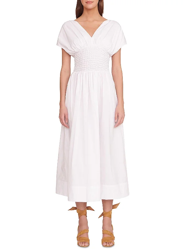 Jackson Womens Daytime Tea-Length Sundress