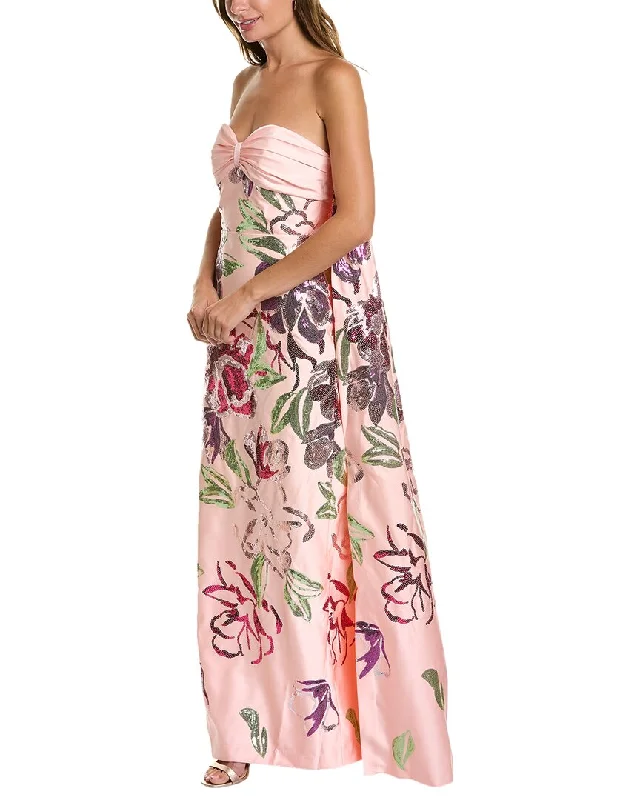 Marchesa Notte Sequin Gown