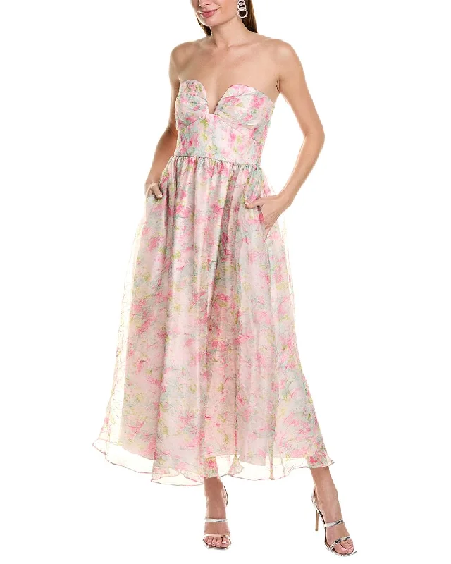 ML Monique Lhuillier Organza Dress