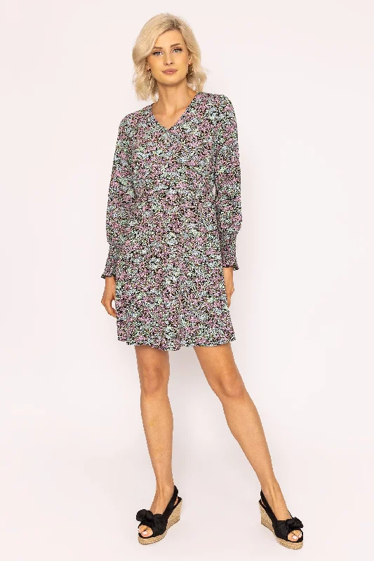 Mollie Dress in Green Print