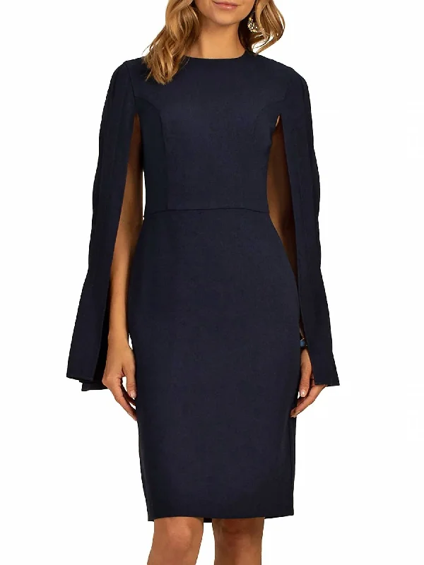 Monumental Dress in Indigo