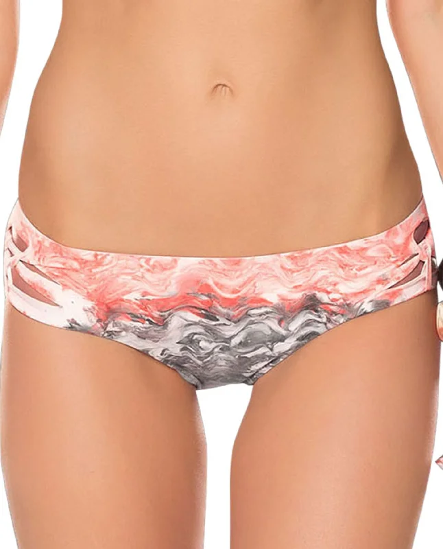 Becca by Rebecca Virtue Cosmic Side Slashed Hipster Bikini Bottom Ribbed bikini set, Textured, Sexy, Comfortable