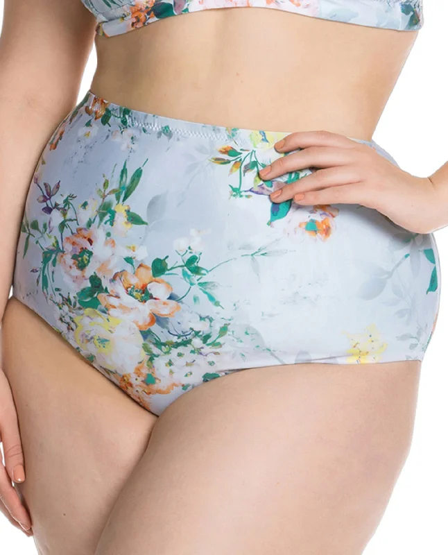 Becca ETC by Rebecca Virtue Femme Flora High Waisted Plus Size Bikini Bottom Silk bikini, Luxurious, Elegant, Sexy