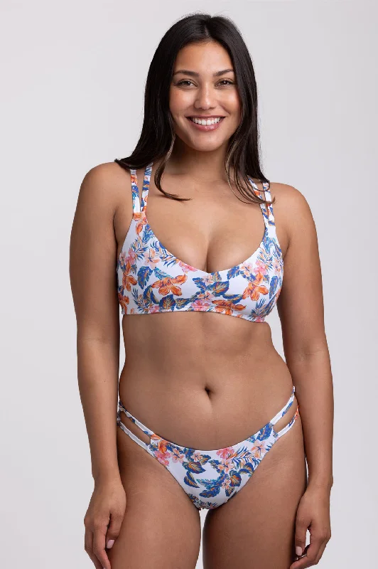 Ella Bikini Bottom - Flora Tiki Strappy bikini top, Chic, Sexy, Comfortable