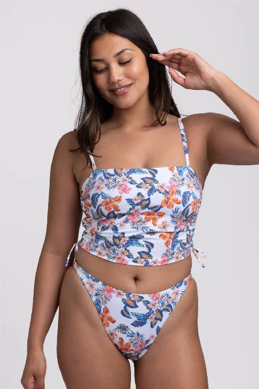 Haliewa Bikini Bottom - Flora Tiki Wrap bikini, Sexy, Trendy, Chic