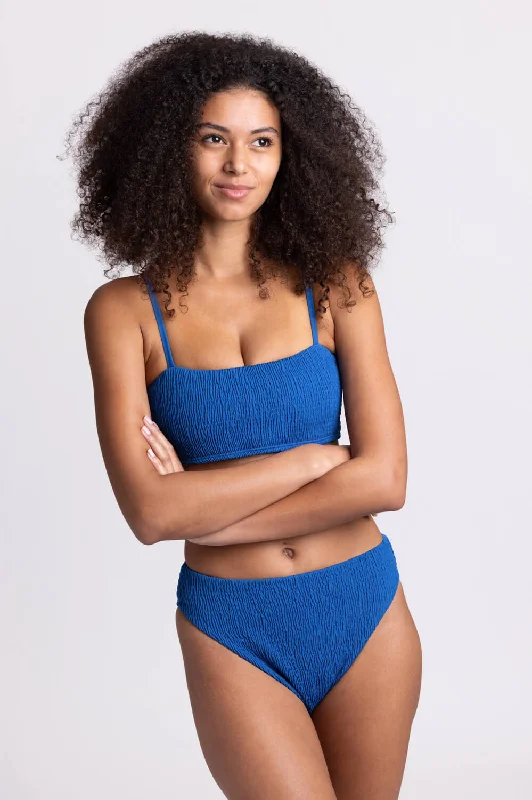Hazel Smocked Bikini Bottom - Bluewave Bottom bikini set, Adjustable, Comfortable, Chic Hazel Smocked Bikini Bottom - Bluewave Bottom bikini set, Adjustable, Comfortable, Chic