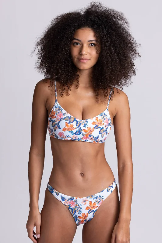 Kelia Bikini Bottom - Flora Tiki Metallic bikini set, Glamorous, Sexy, Trendy