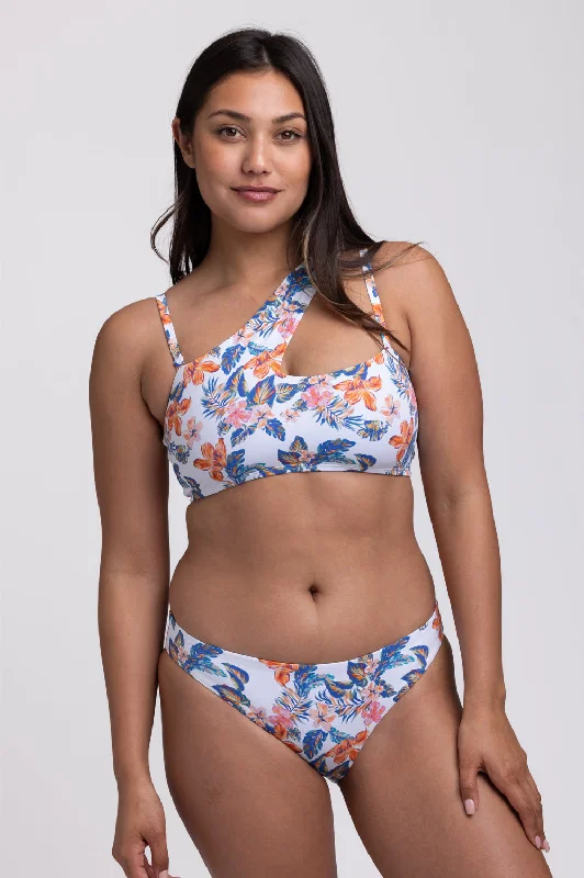 Valle Bikini Bottom - Flora Tiki Soft fabric bikini, Comfortable, Chic, Sexy