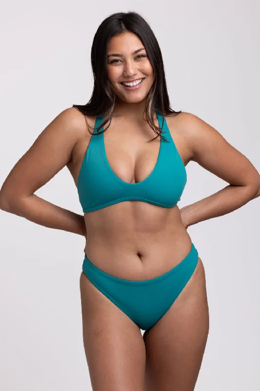 Valle Bikini Bottom - Palm One-shoulder bikini top, Elegant, Sexy, Stylish