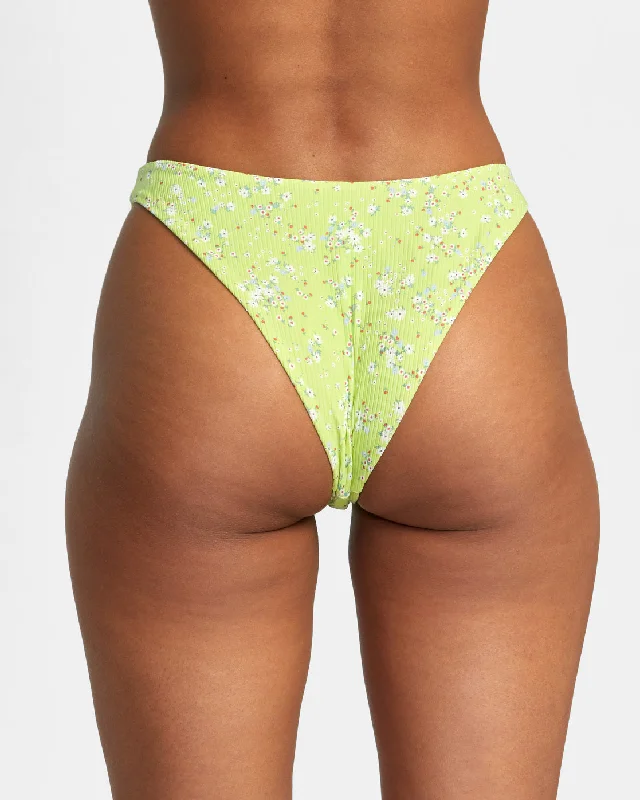 Itty Medium French Bikini Bottom - Neon Green Bikini with scalloped edges, Chic, Feminine, Trendy Itty Medium French Bikini Bottom - Neon Green Bikini with scalloped edges, Chic, Feminine, Trendy