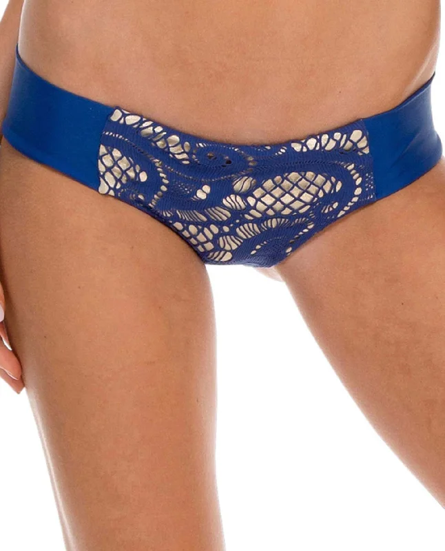 Luli Fama Moderate Bikini Bottom Bikini with scalloped edges, Feminine, Stylish, Trendy Luli Fama Moderate Bikini Bottom Bikini with scalloped edges, Feminine, Stylish, Trendy