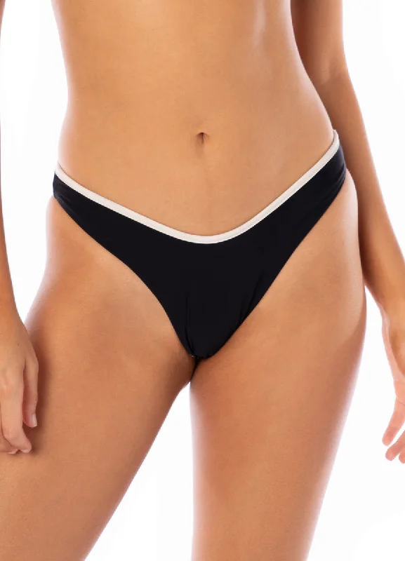 Maaji Midnight Ash Loren Bikini Bottom Plunge front bikini, Deep-V, Sexy, Trendy