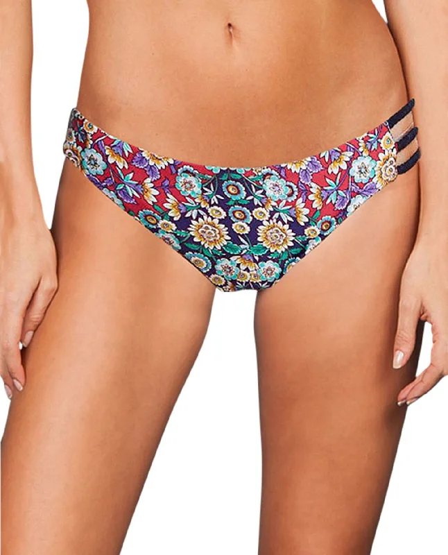 Nanette Lepore Moderate Bikini Bottom Metallic bikini, Shiny, Glamorous, Trendy