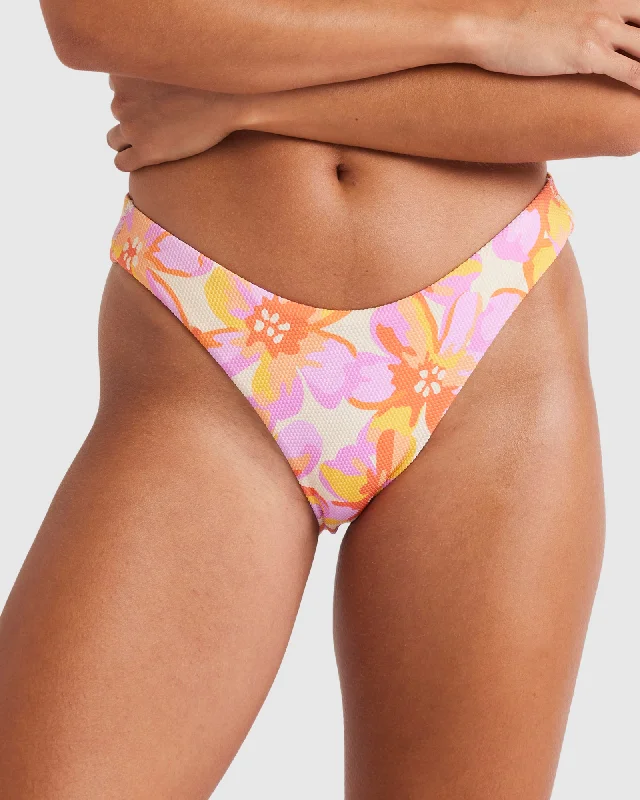 Womens Oasis Mid Waist Bikini Bottom Low-rise bikini bottom, Comfortable, Sexy, Trendy