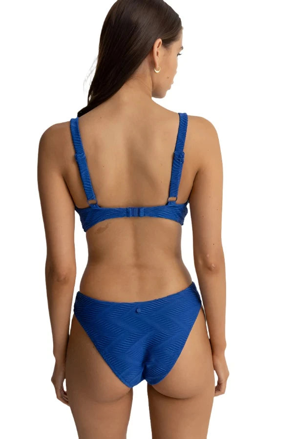 RHYTHM Women's Castaway Holiday Bikini Bottom Blue Wrap bikini, Sexy, Chic, Trendy