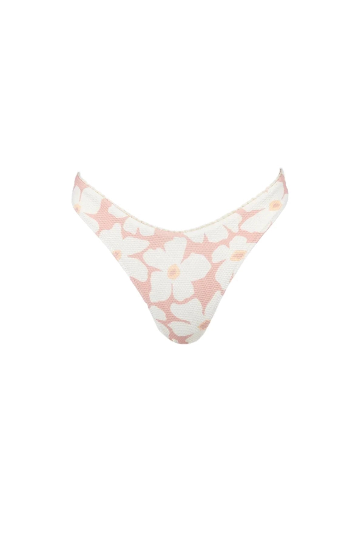 RHYTHM Women's Mimi Floral Hi-Cut Bikini Bottom Rose Side tie bikini bottom, Adjustable, Sexy, Comfortable