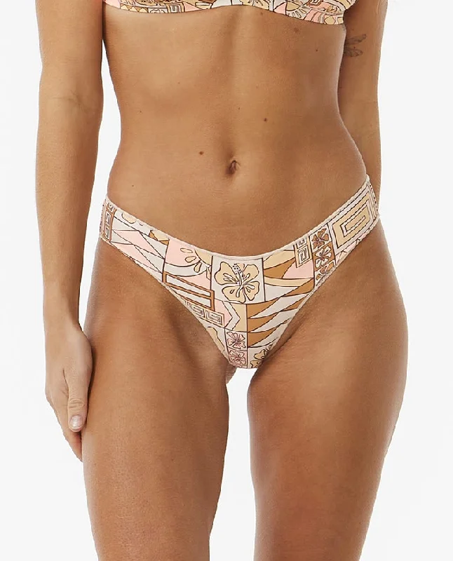 Rip Curl Block Party Cheeky Coverage Bikini Bottom Leopard print bikini, Bold, Sexy, Fashionable