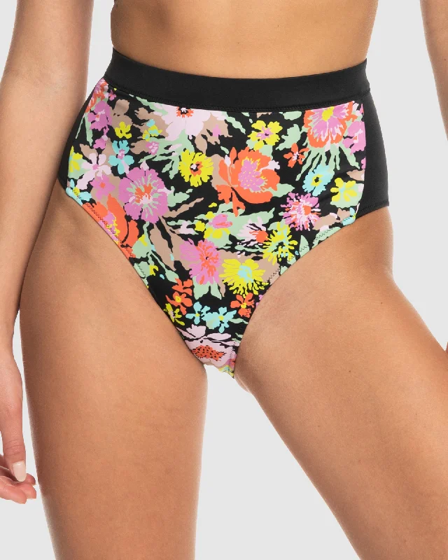 Womens Roxy Active High Waist Mod Bikini Bottom Front tie bikini, Sexy, Comfortable, Stylish Womens Roxy Active High Waist Mod Bikini Bottom Front tie bikini, Sexy, Comfortable, Stylish