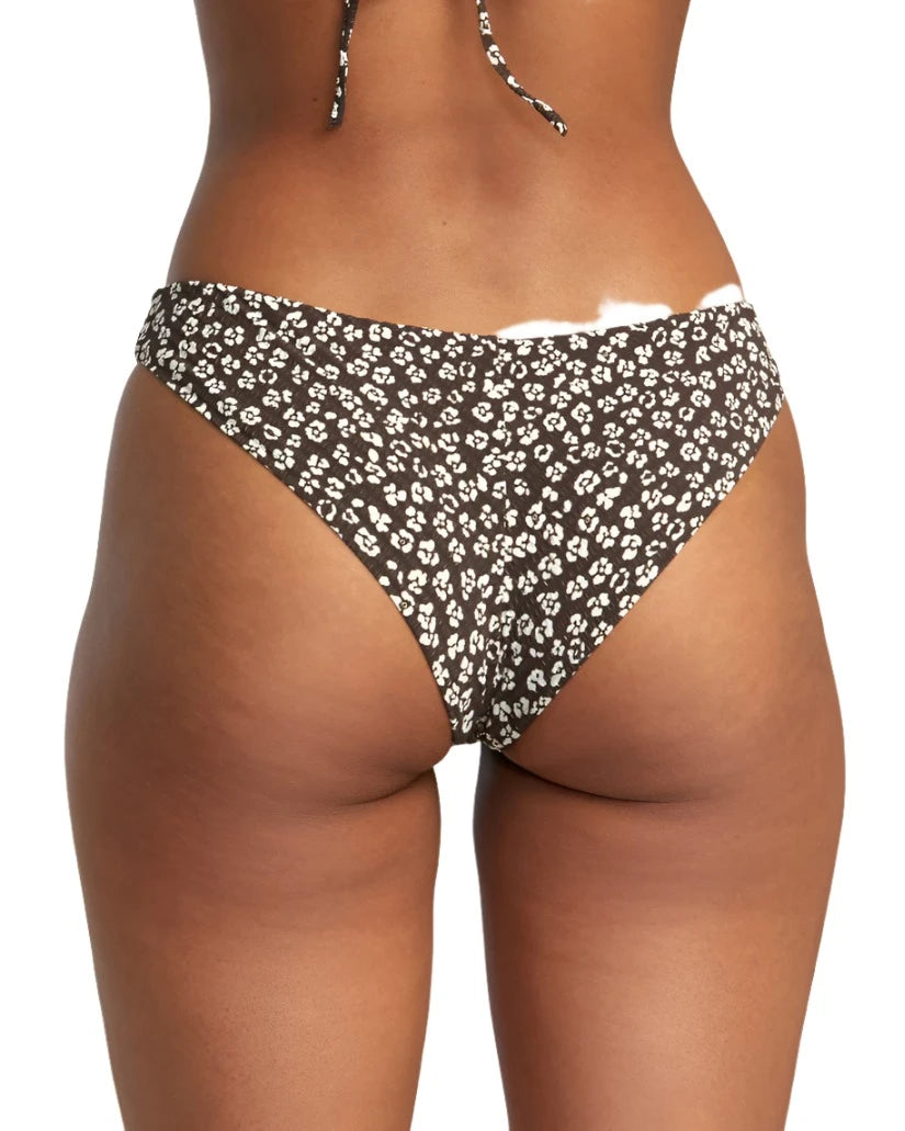 RVCA Women's Ditz Cheeky Bikini Bottom Java Boho fringe bikini, Trendy, Fun, Sexy