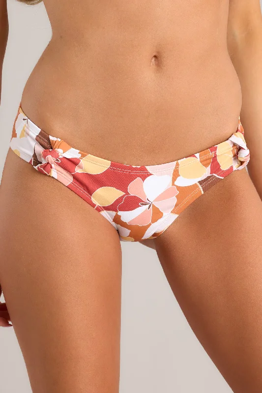 Sandy Siren Peach Floral Bikini Bottoms Beach bikini set, Comfortable, Trendy, Sexy