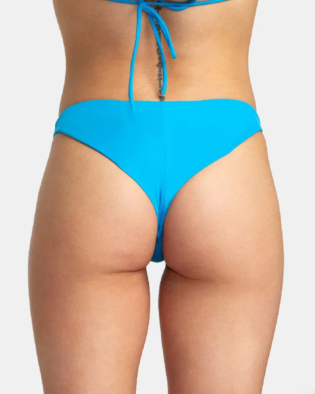 Solid Cheeky Bikini Bottoms - Blue Danube Patterned bikini, Fun designs, Trendy, Comfortable
