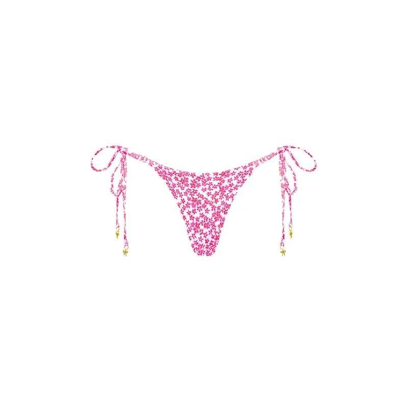 Thong Tie Side Bikini Bottom - Lovebug Floral bikini set, Feminine, Comfortable, Sexy